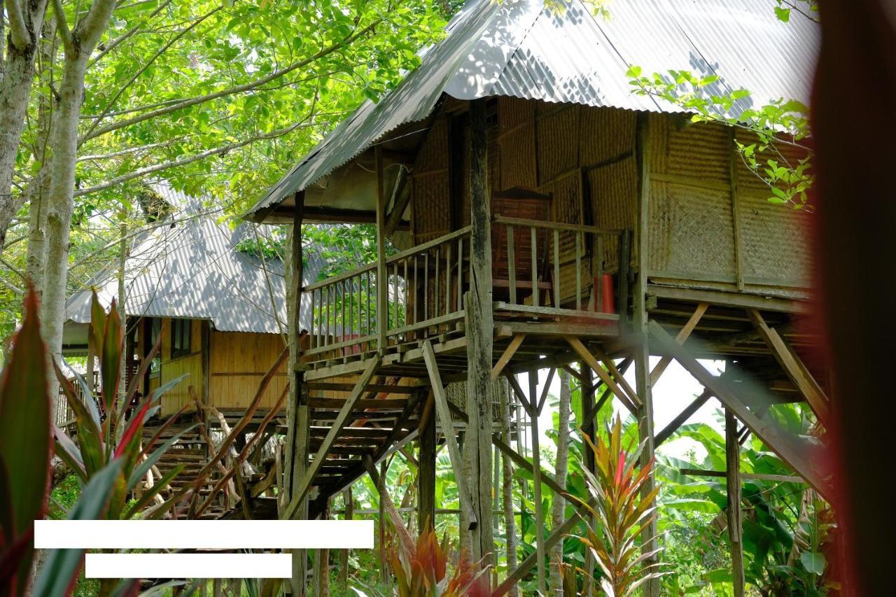Villa Sunny Field Eco Stilt House Cat Tien Exterior foto